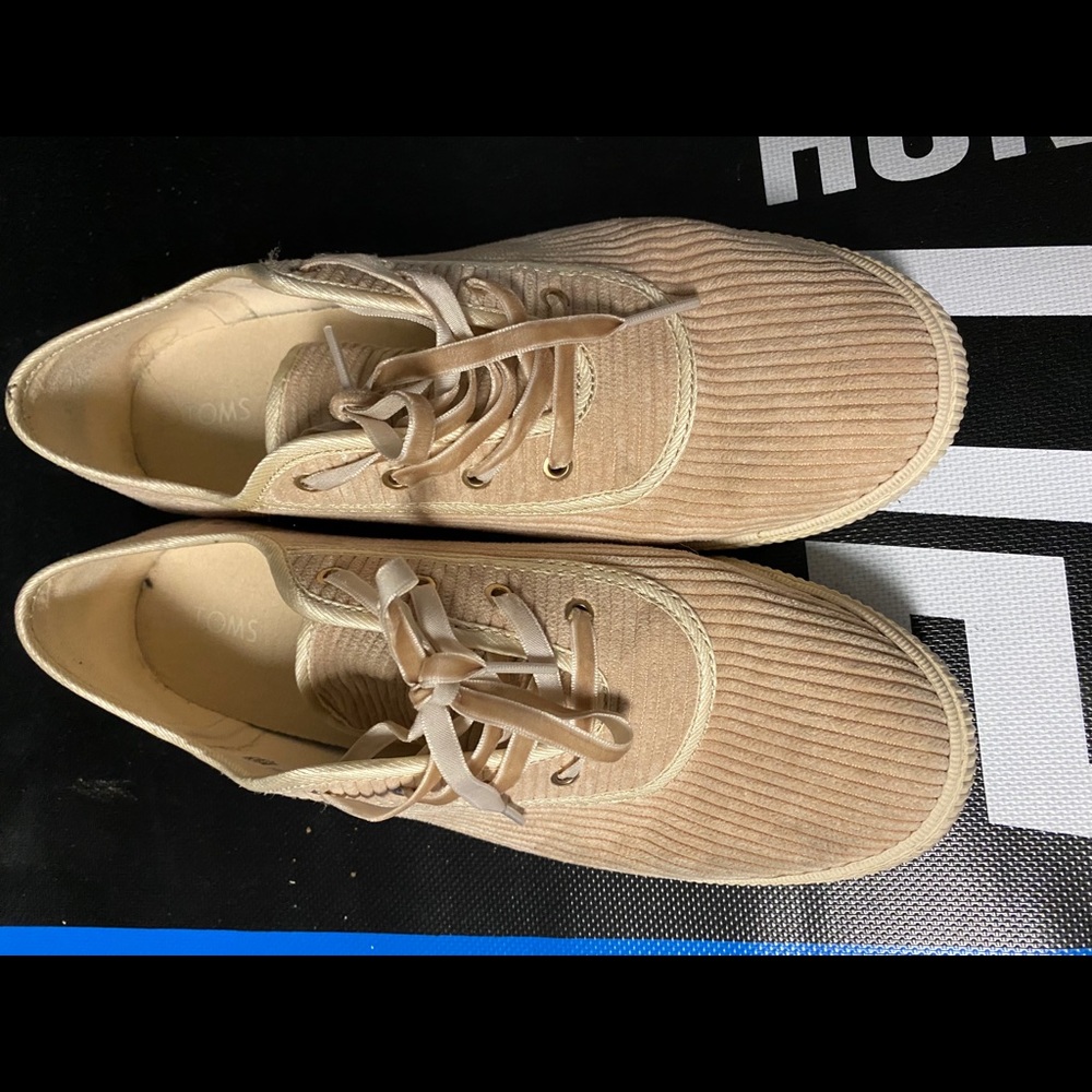 Toms corduroy shoes